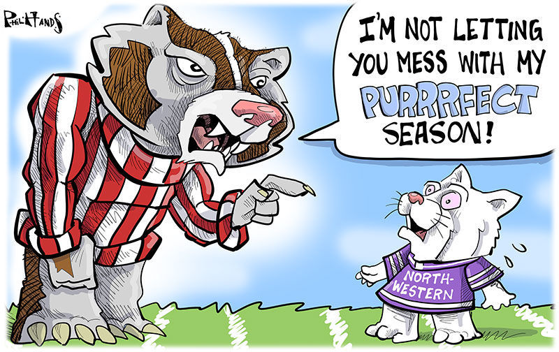 Bucky won't let Northwestern ruin his season